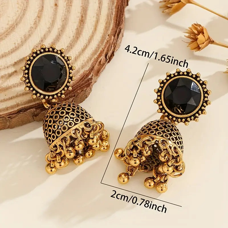 Antique Bell Jhumka Earrings