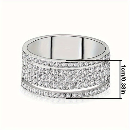 Half Circle Ring set with Rhinestones