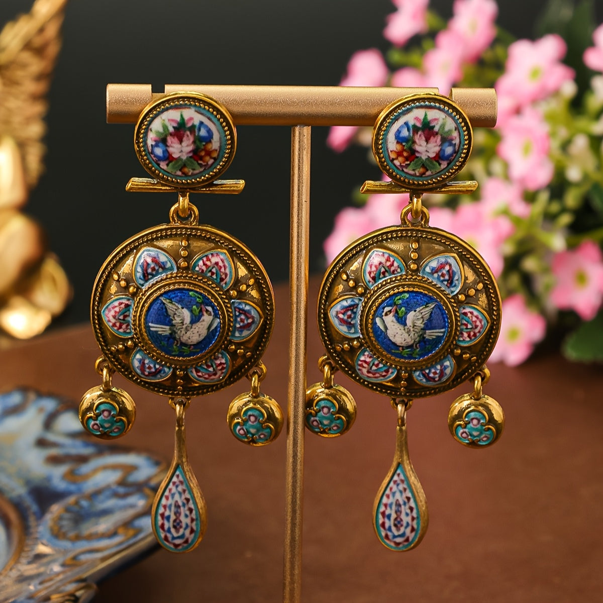 Vintage Ethnic Style Alloy Earrings