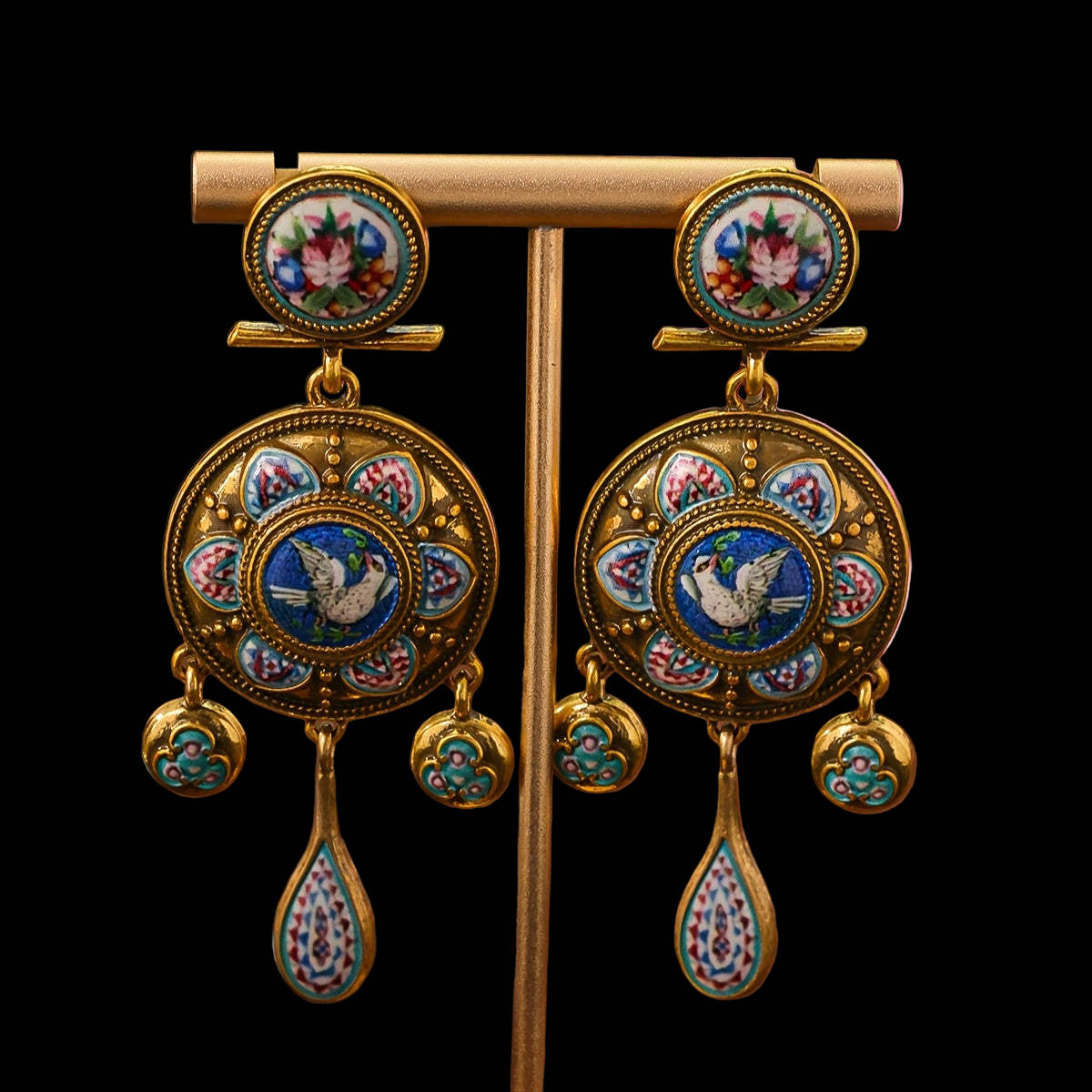 Vintage Ethnic Style Alloy Earrings