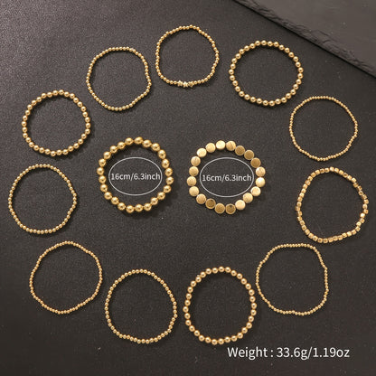 13pcs Elastic Bracelet Set