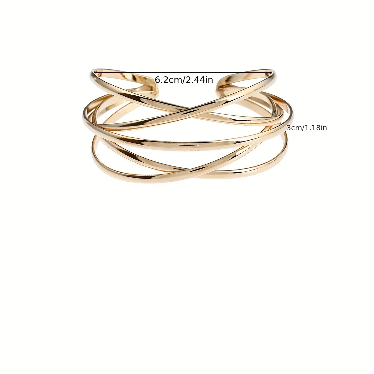 Multilayer Cuff Bangle