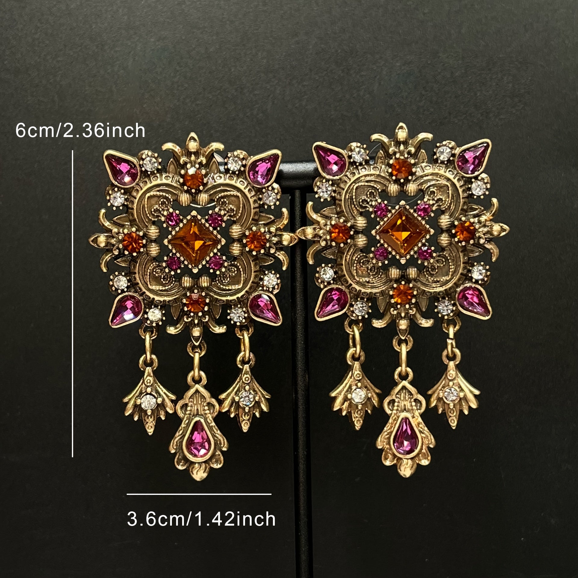 Gorgeous Metal Drop Earrings