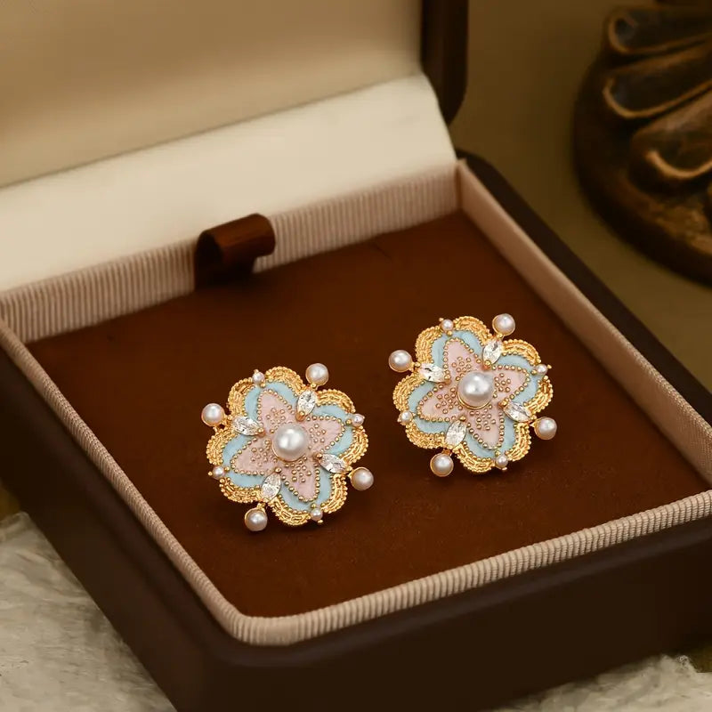 French-Style Alloy Earrings