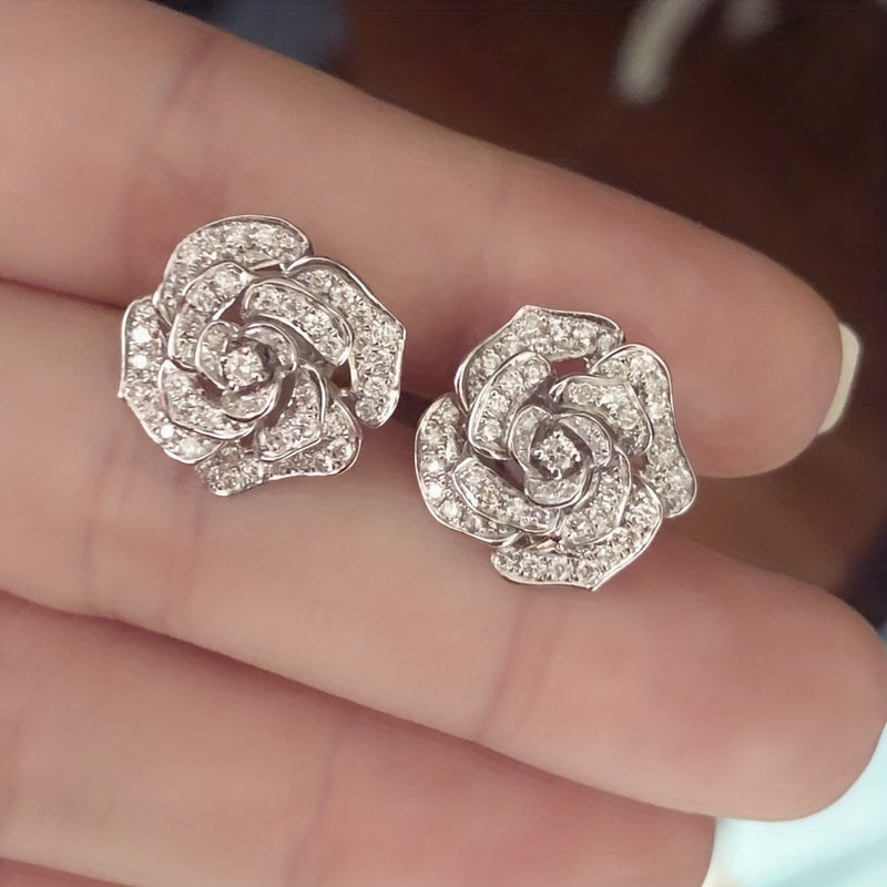 Rose Stud Earrings