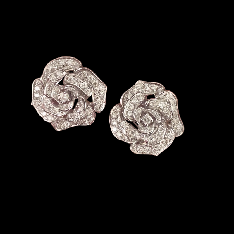 Rose Stud Earrings