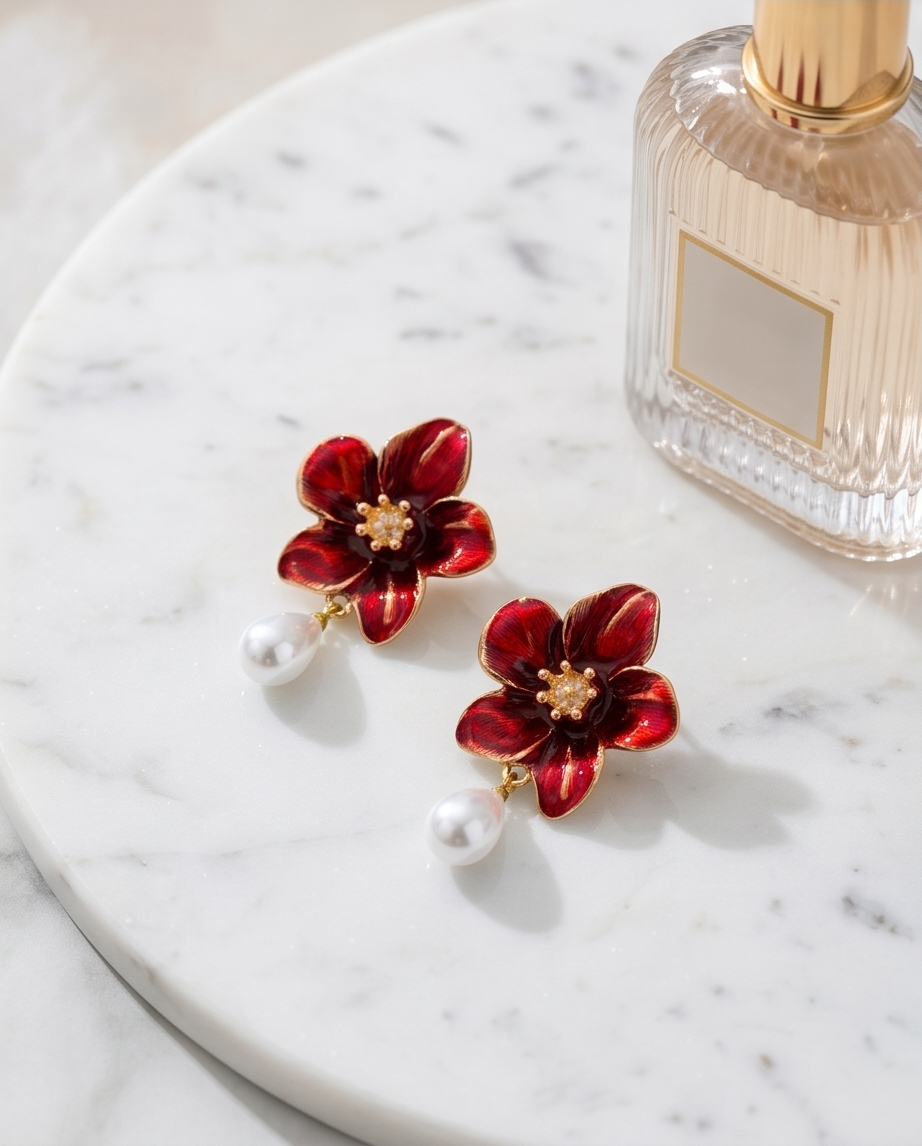 Floral Stud Earrings