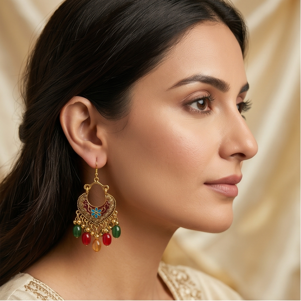 Traditional Middle Eastern Jhumka