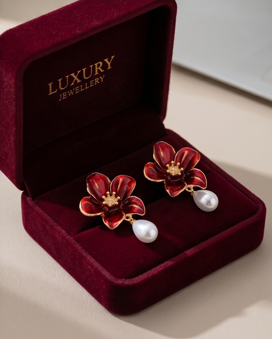 Floral Stud Earrings