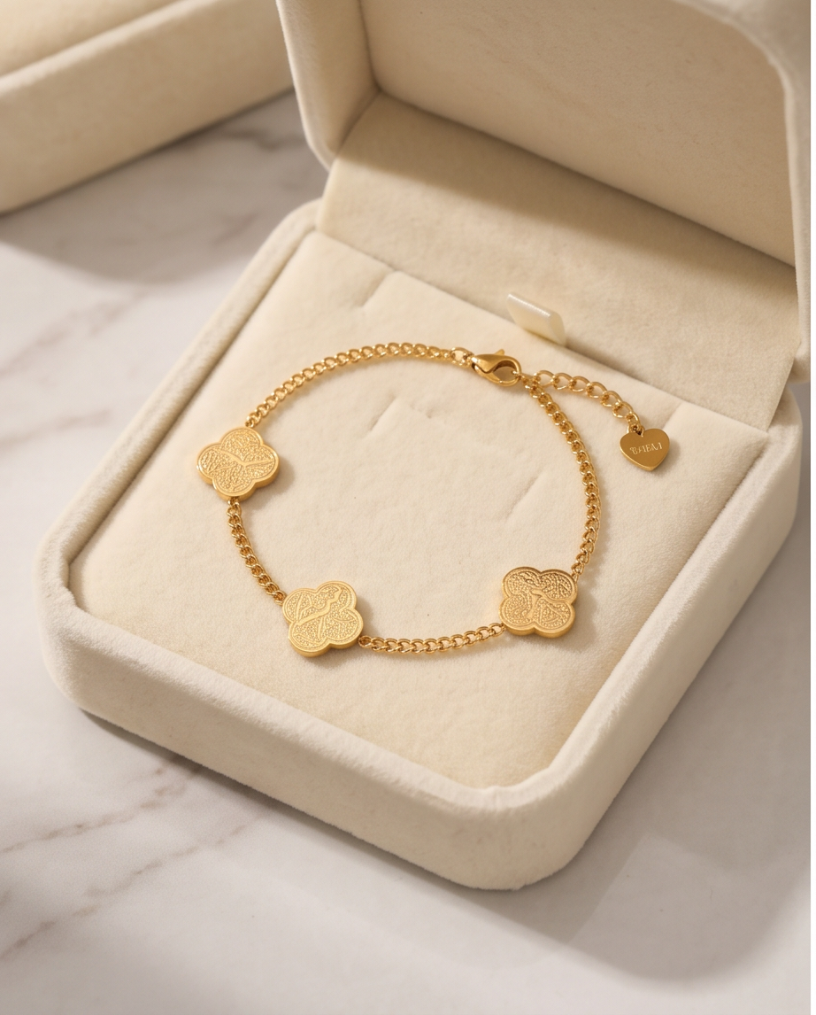Gold Doubled Sided Ayatul Kursi Bracelets