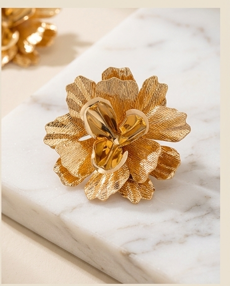 Chunky Flower Stud Earring