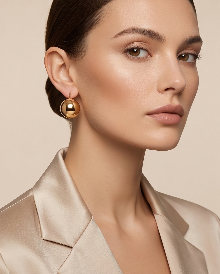 Golden Drop Earrings