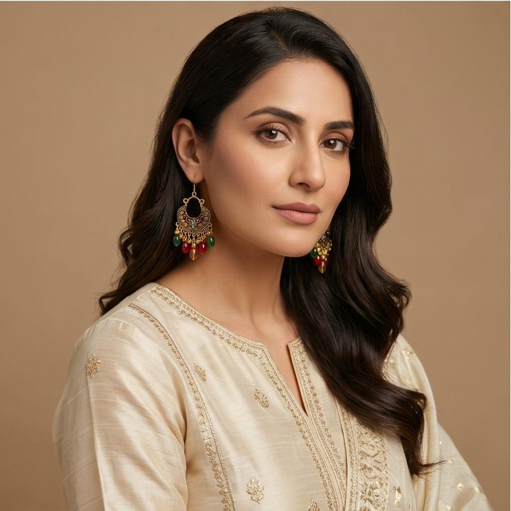 Traditional Middle Eastern Jhumka