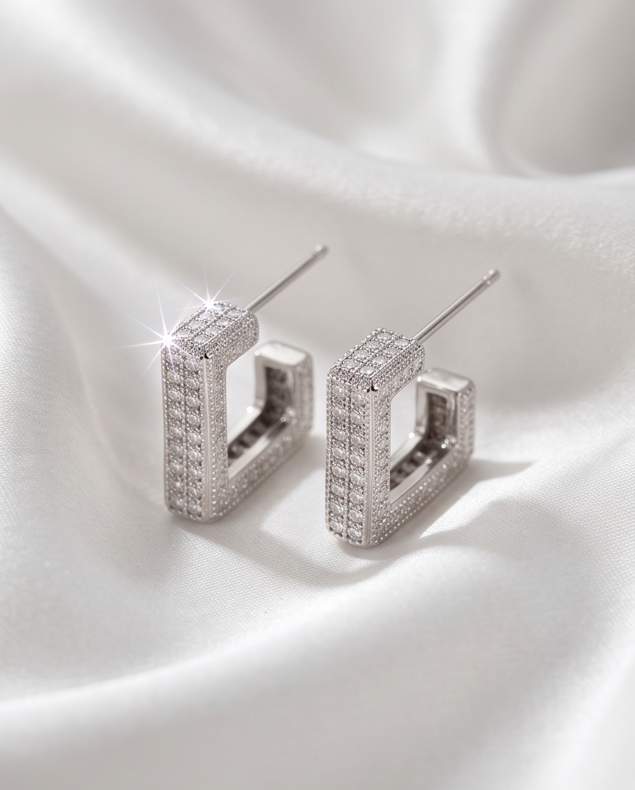Geometric Design Earrings