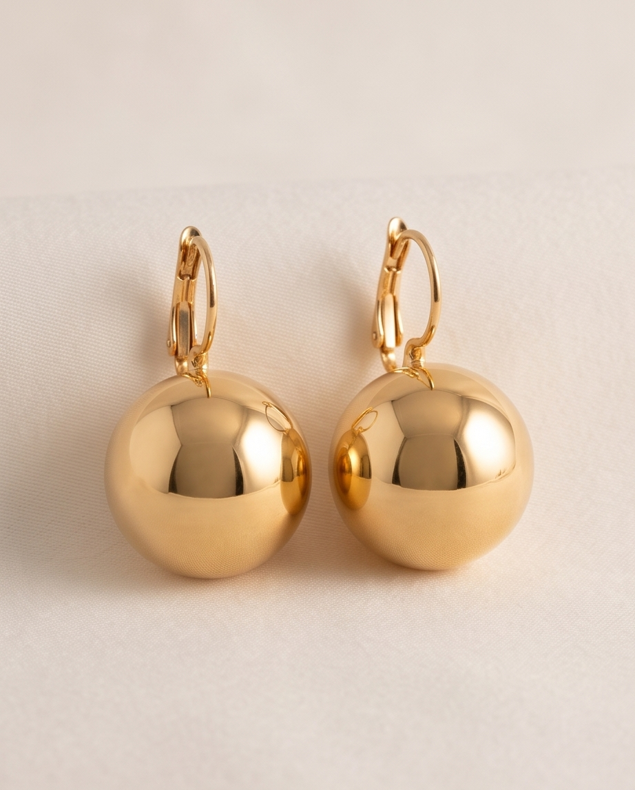 Golden Drop Earrings