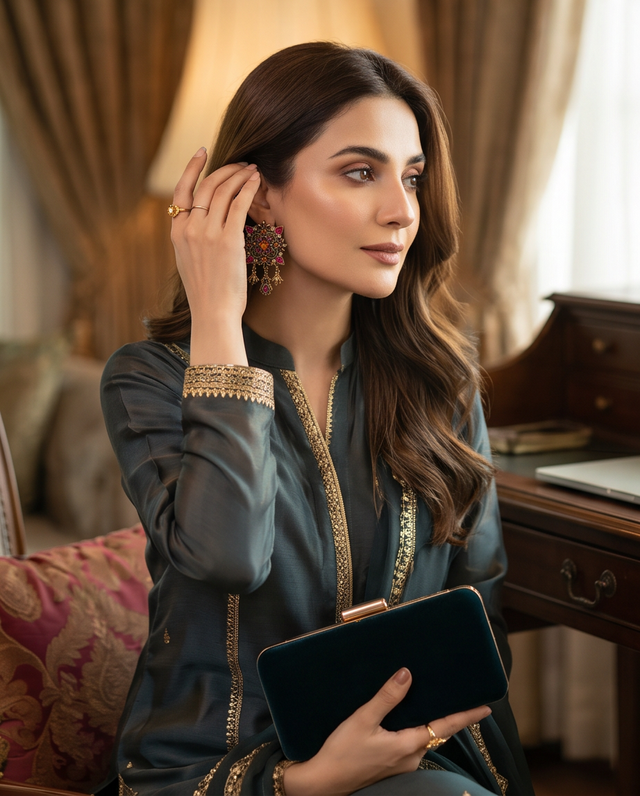 Gorgeous Metal Drop Earrings