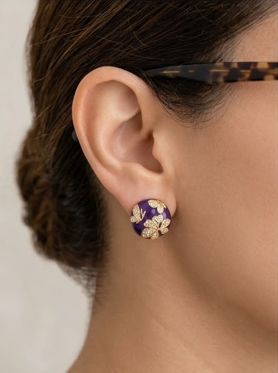 Purple Chinese Studs