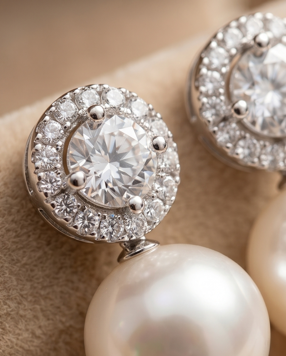 Delicate Party Stud Earrings