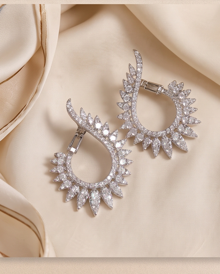Willow Leaf Earring Studs
