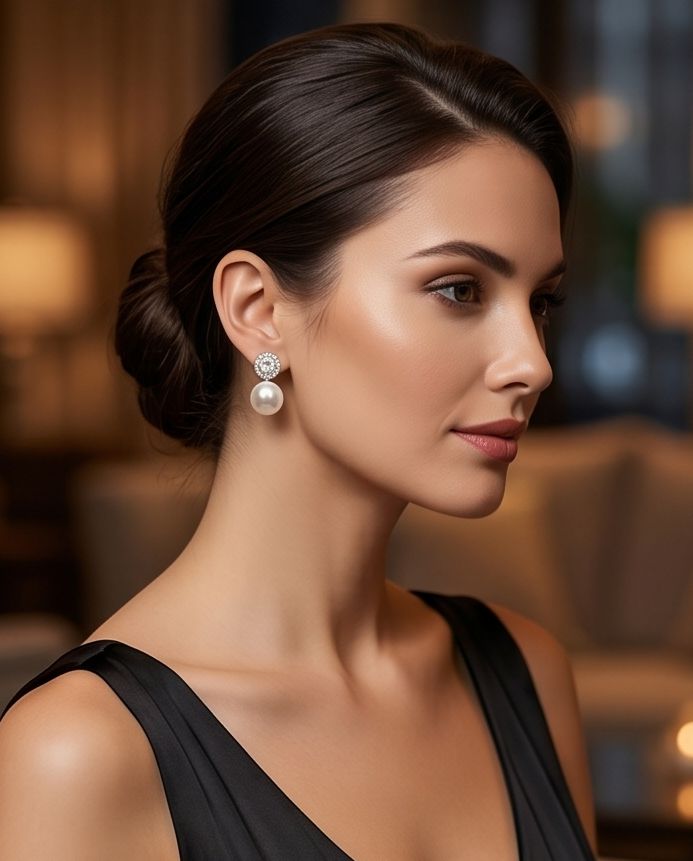 Delicate Party Stud Earrings