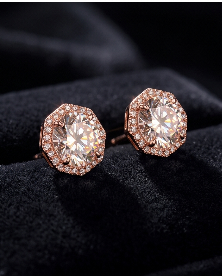 Vintage Crystal Studs