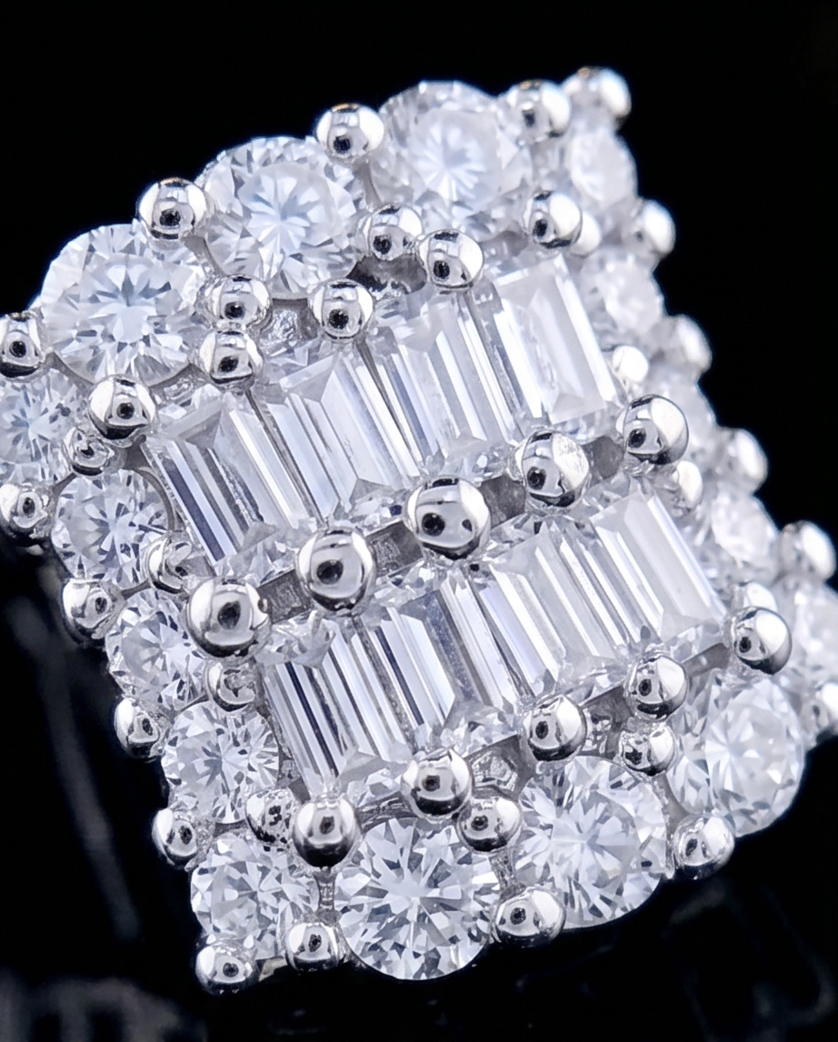 Small Cubic Zirconia Stud Earrings