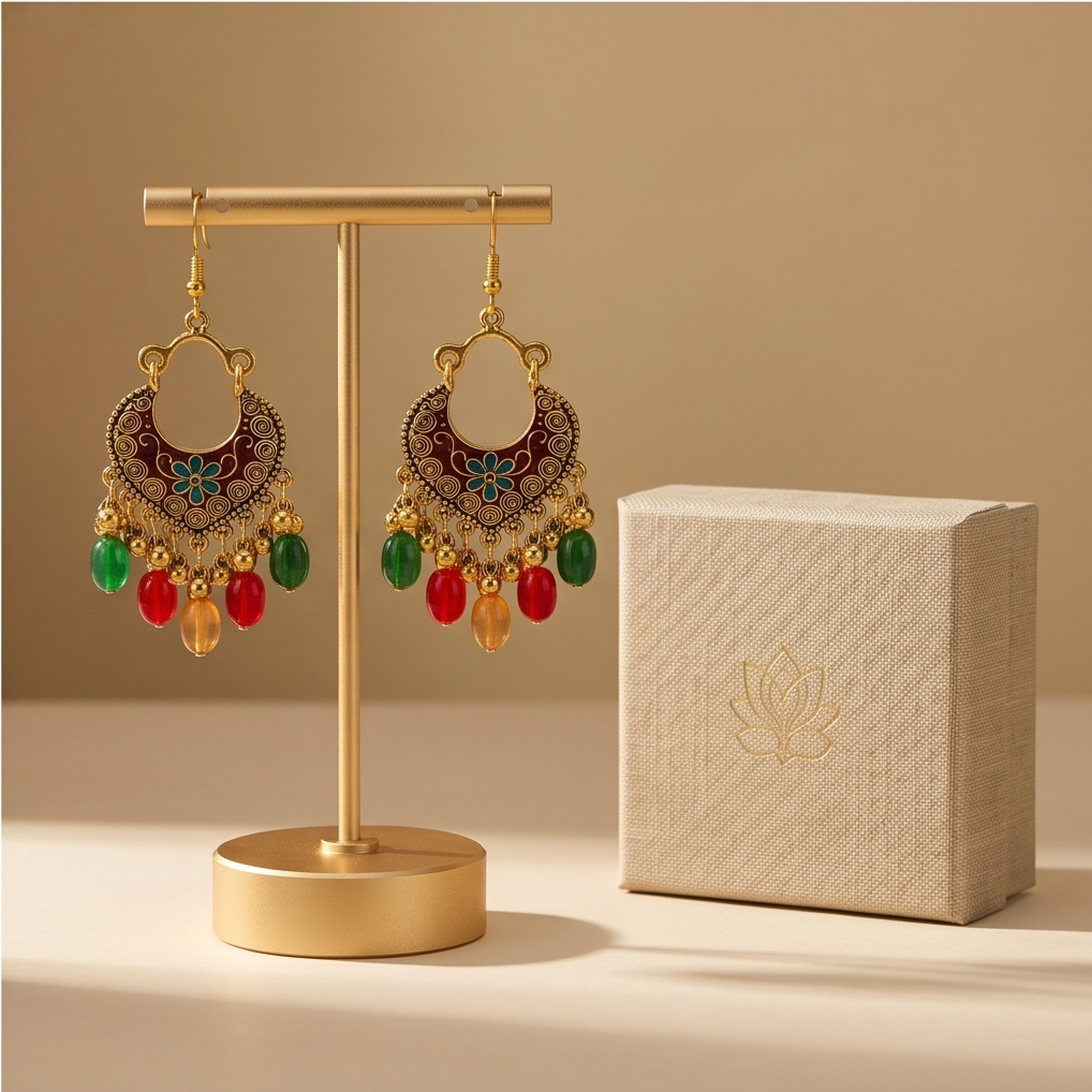 Traditional Middle Eastern Jhumka
