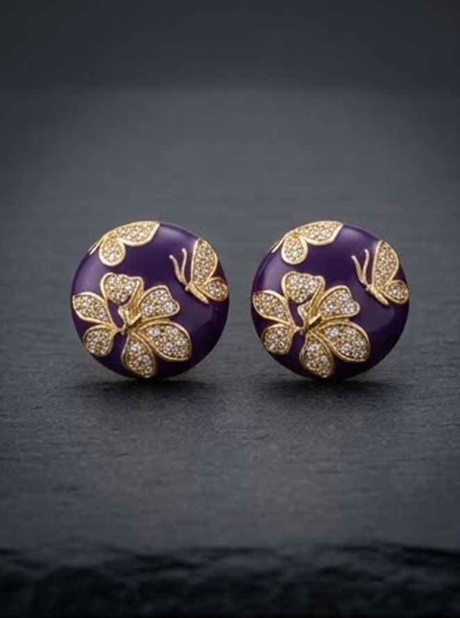 Purple Chinese Studs