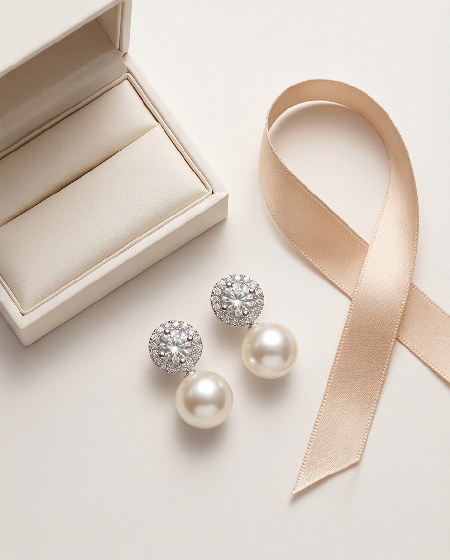 Delicate Party Stud Earrings