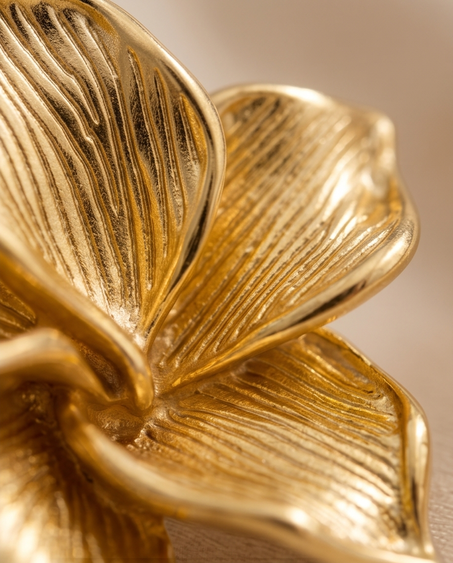 Gold Plated Flower Studs