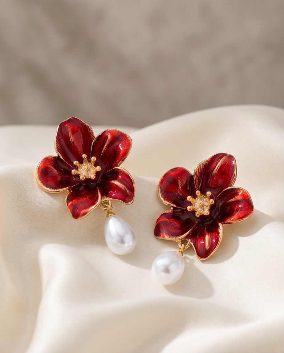 Floral Stud Earrings