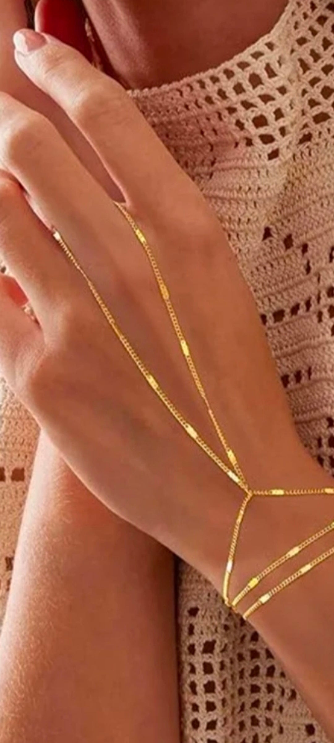 Multi Layered Chain Bracelet Gold 3