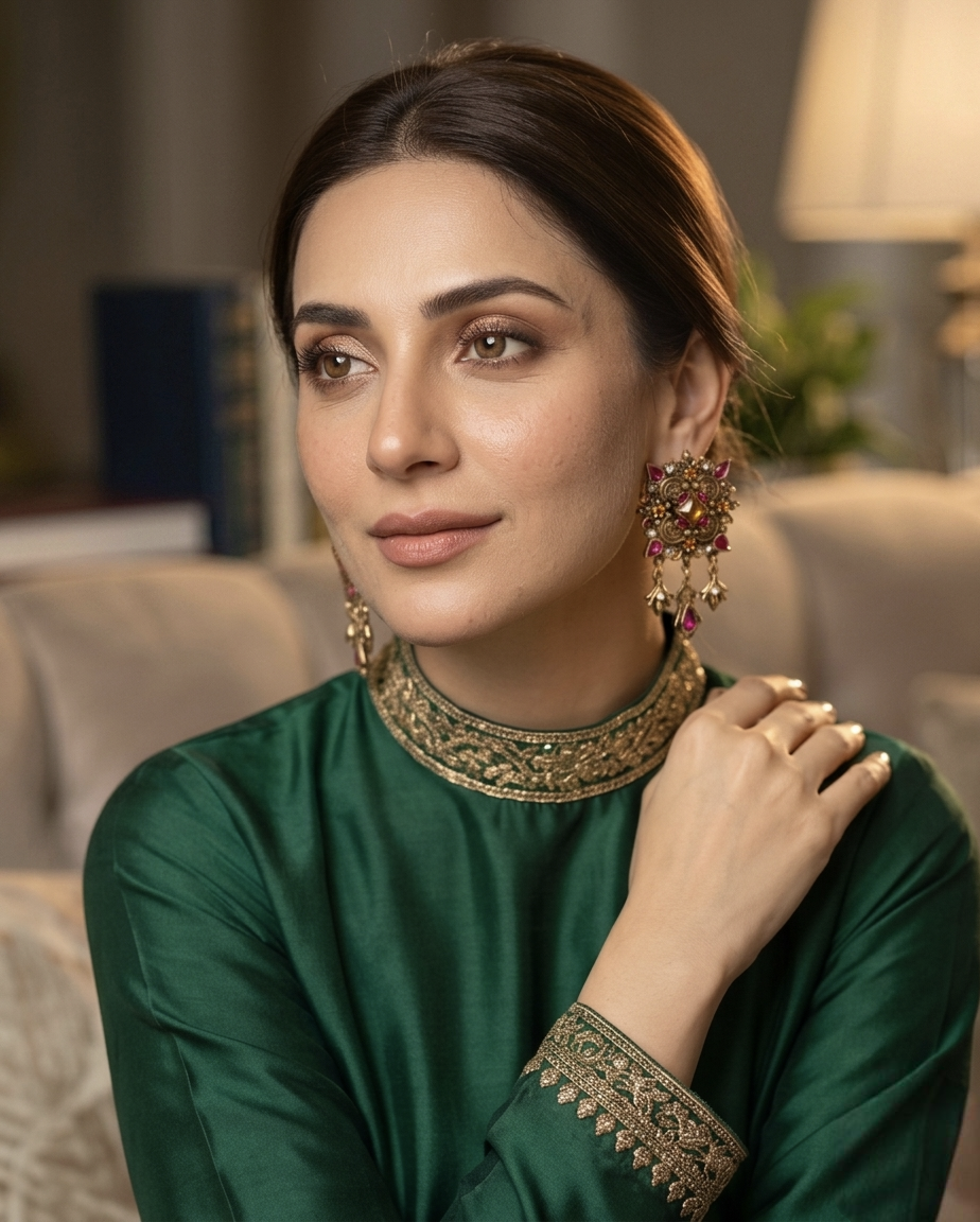 Gorgeous Metal Drop Earrings
