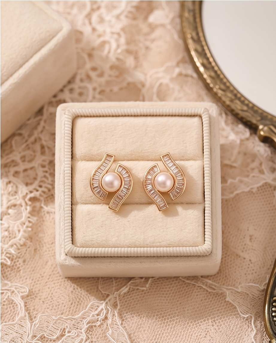 Pearl Eye Studs