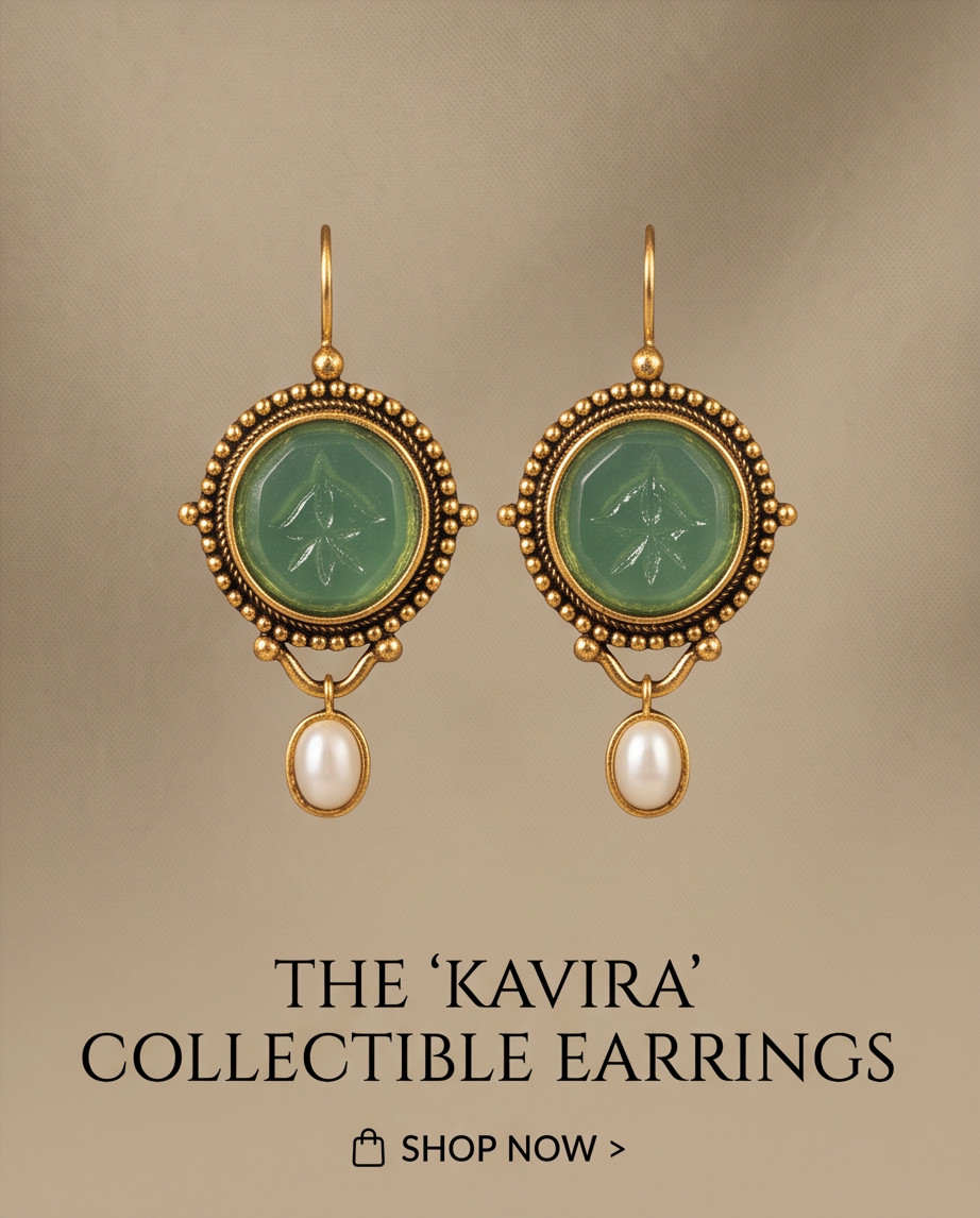 Synthetic Crystal Green Hoops