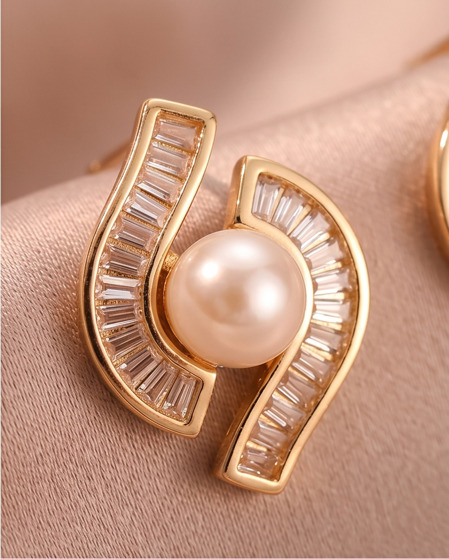 Pearl Eye Studs