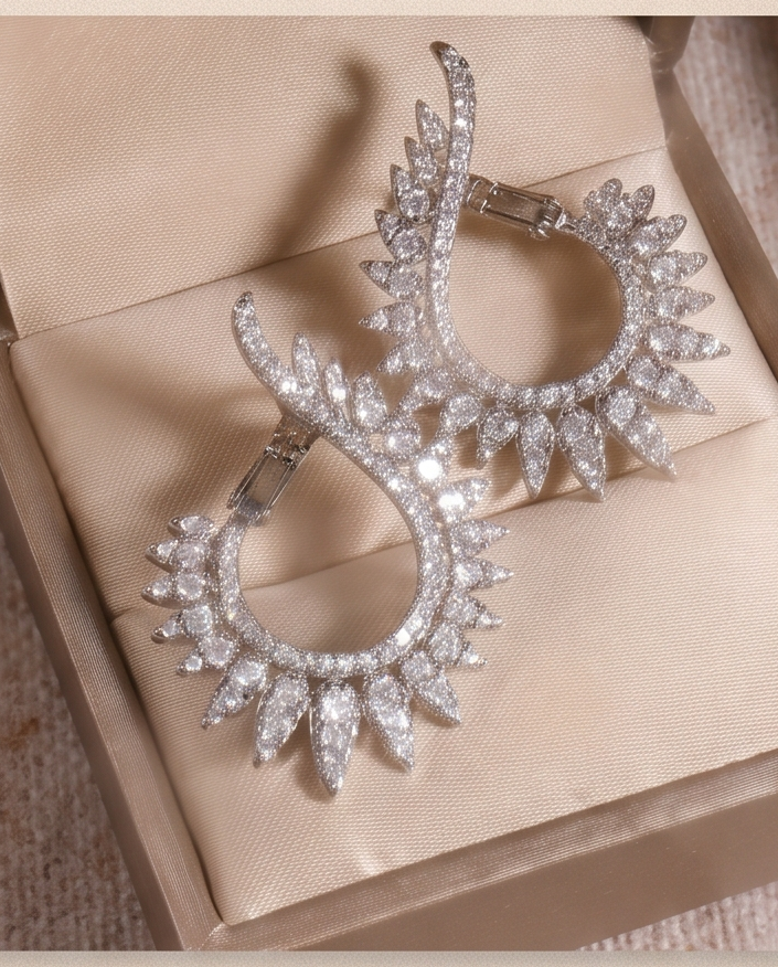 Willow Leaf Earring Studs
