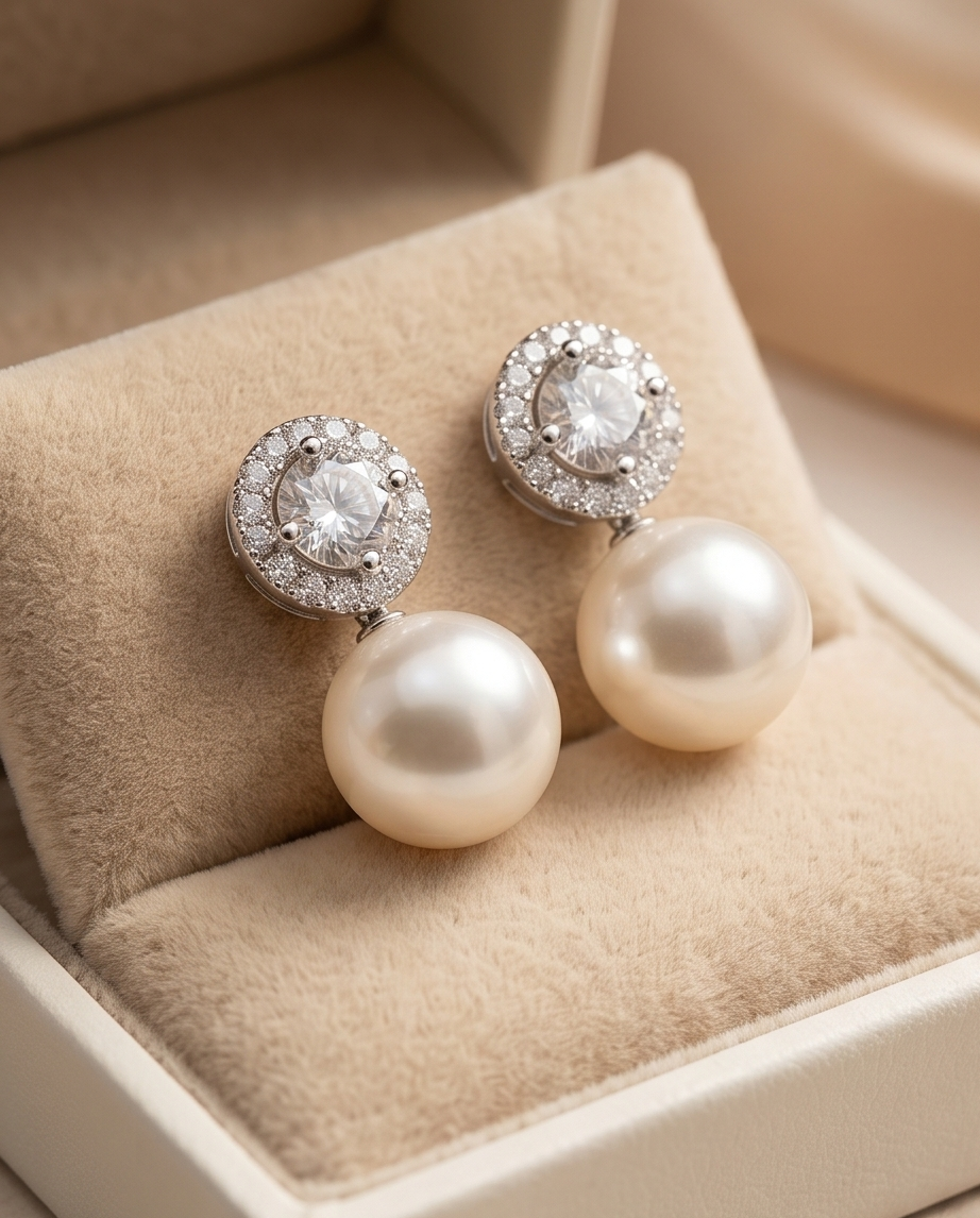 Delicate Party Stud Earrings