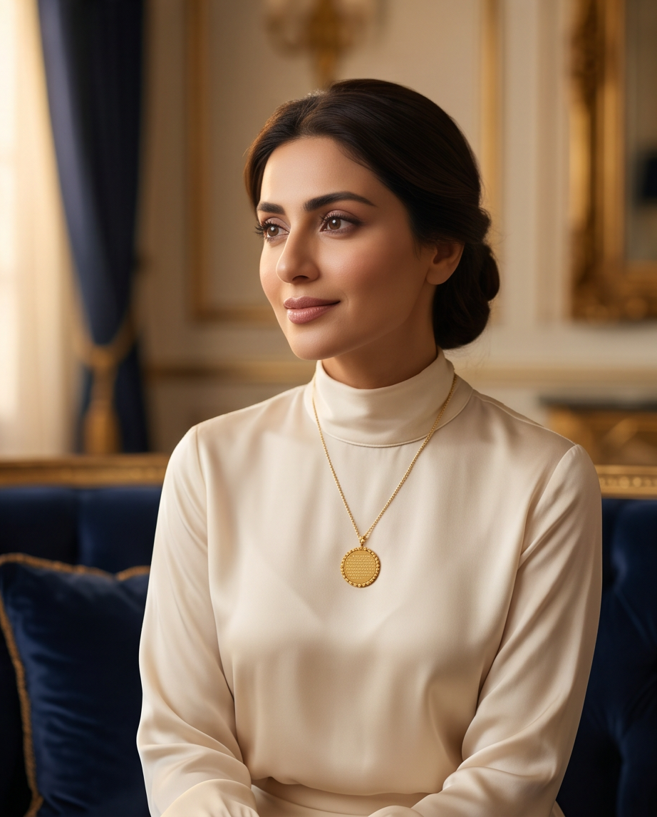Ayat Al Kursi Gold Pendant