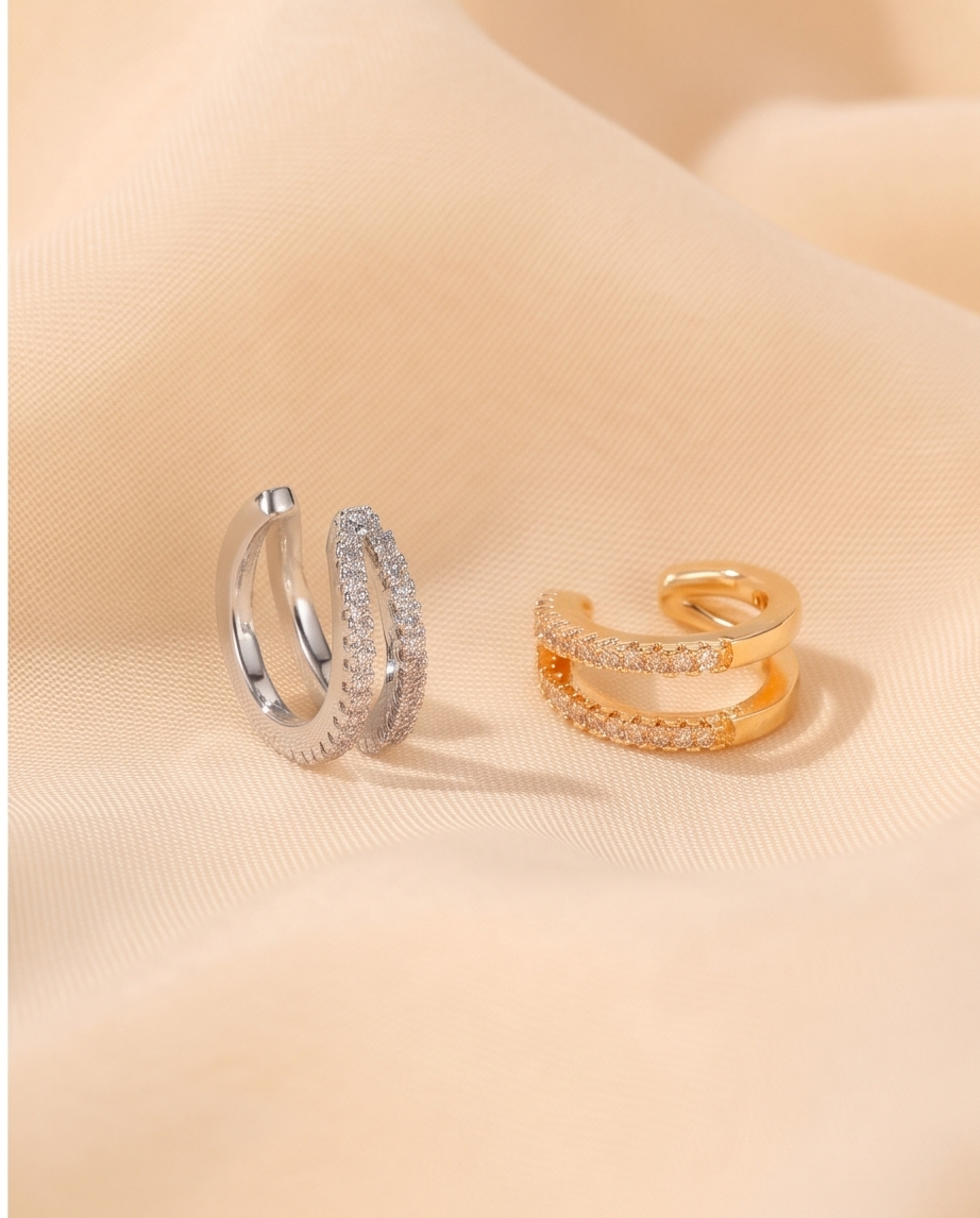 Crystal Ear Cuff Earring