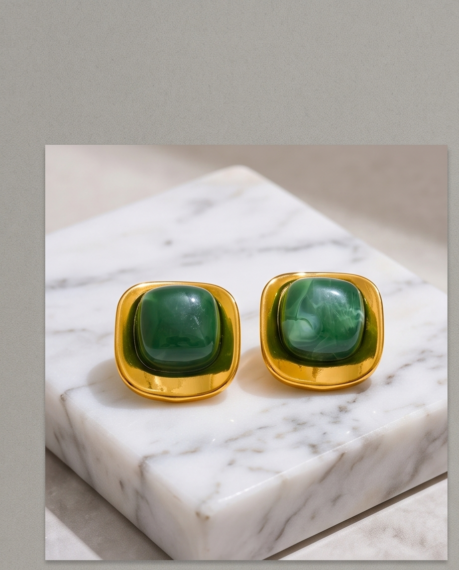 8K Resin Earrings