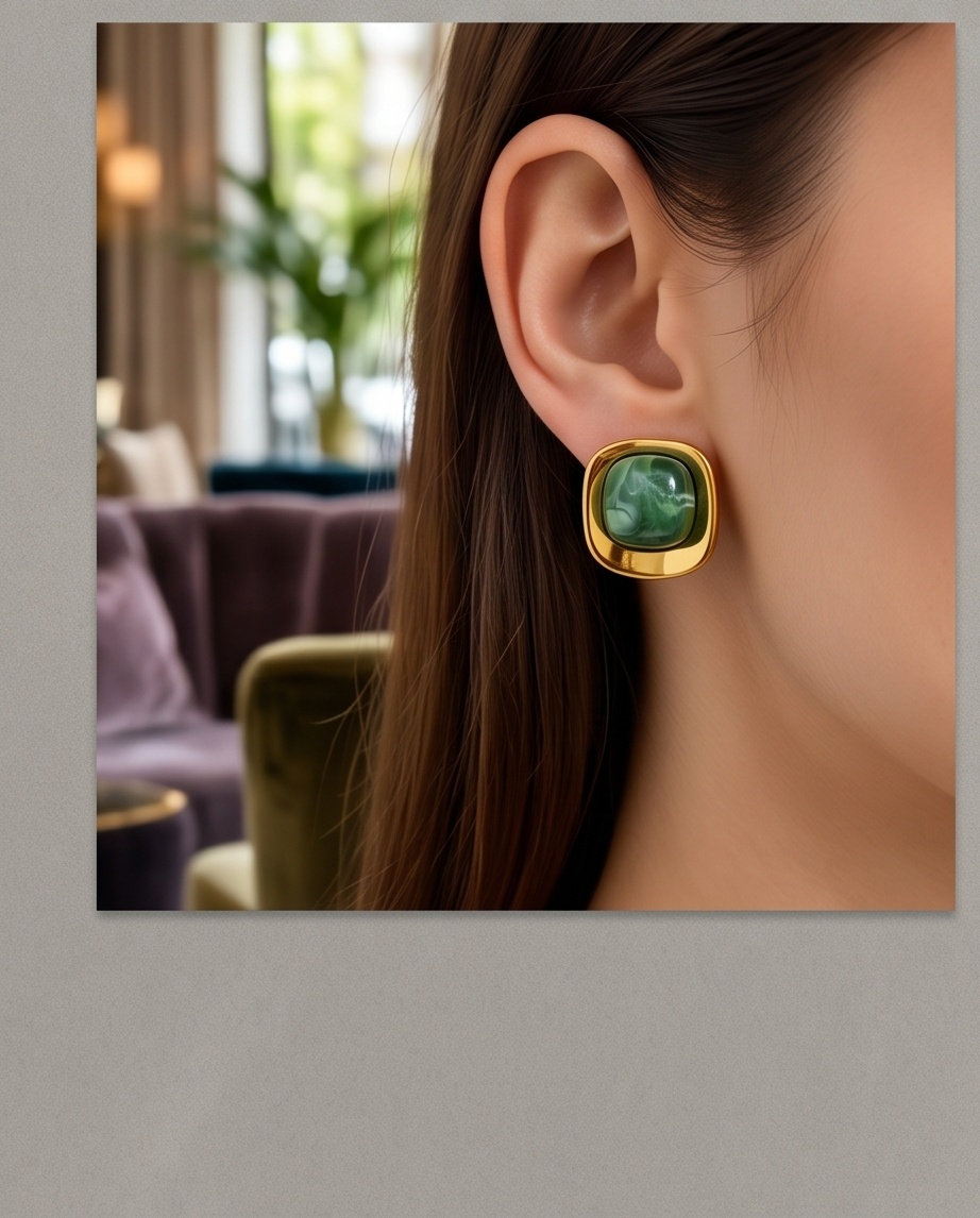 8K Resin Earrings