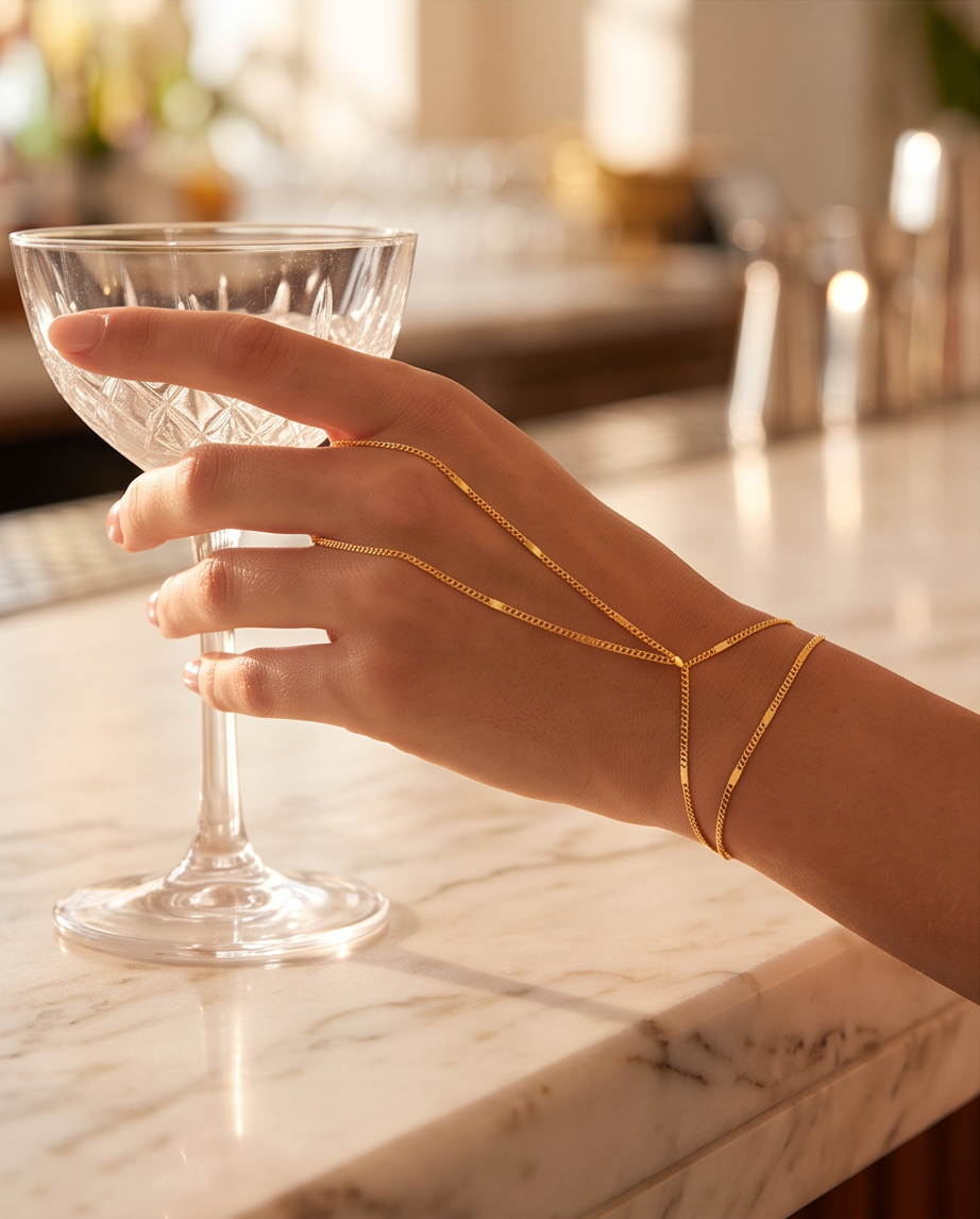 Multi Layered Chain Bracelet Gold 3