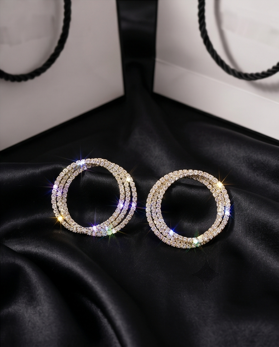 Twist Design Stud Earrings